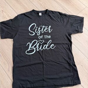 'Sister of the Bride' T-Shirt Size Large